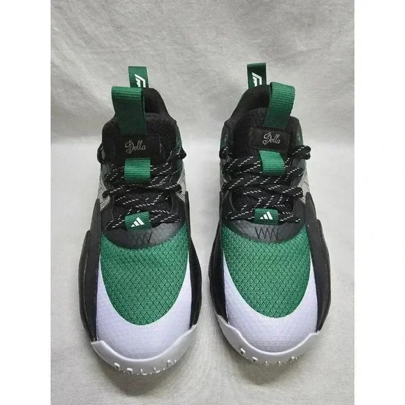 Size 7 Mens  - Adidas Dame Certified EXTPLY 2.0 Black Court Green - Picture 3 of 13